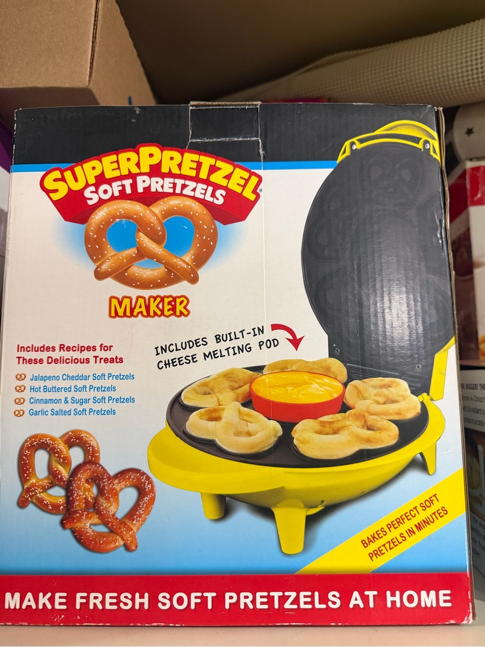 SuperPretzel Soft Pretzel Maker - Yellow